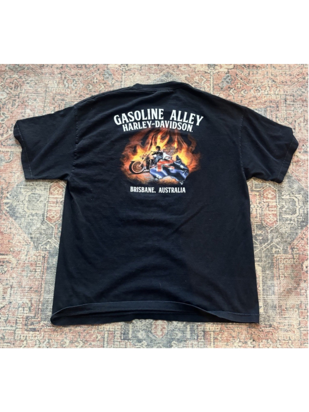 Harley Davidson Spirit Heaven Melbourne Australia Bravado T Shirt Men's XL Black - Picture 4 of 7
